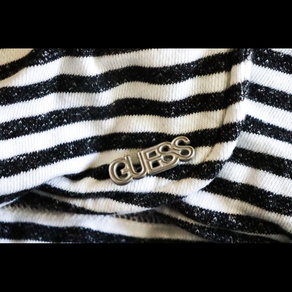 Guess Striped Black and White Blazer - Picture 3 of 3